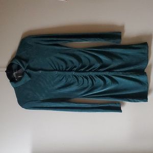 Dark Green Long Sleeve Dress